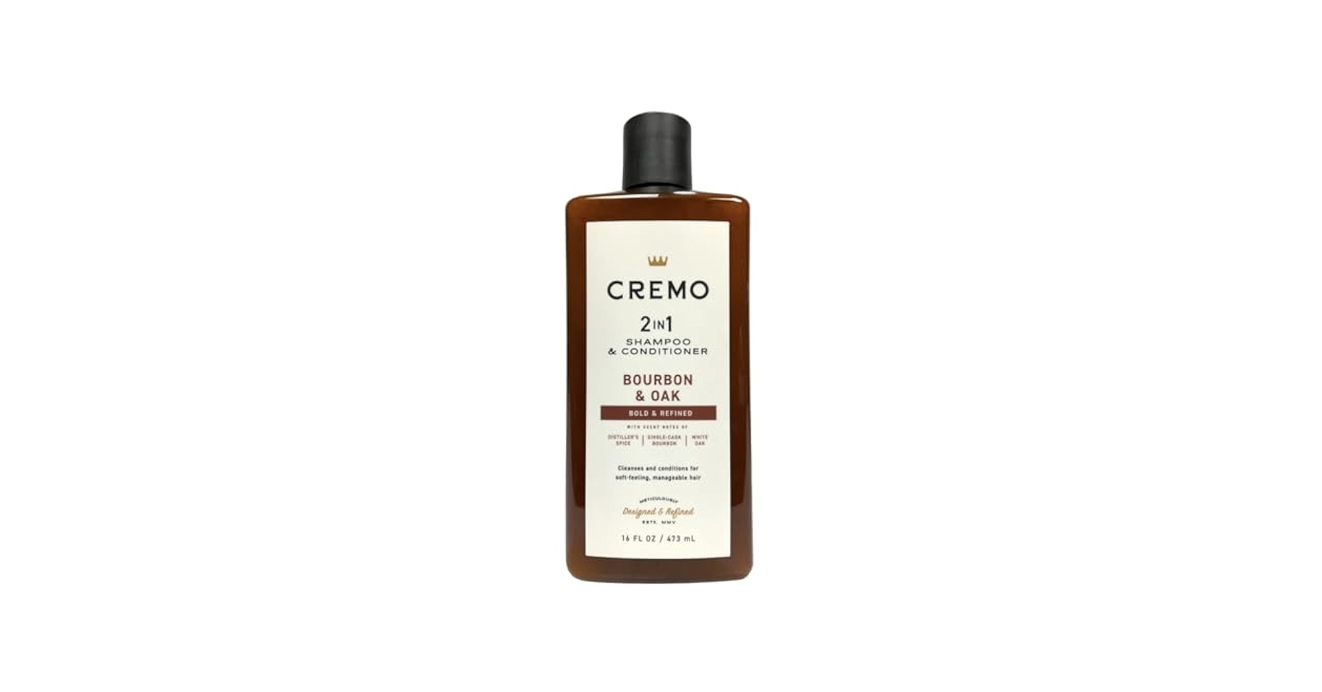 Amazon.com: Cremo Bourbon & Oak 2-in-1 Shampoo & Conditioner